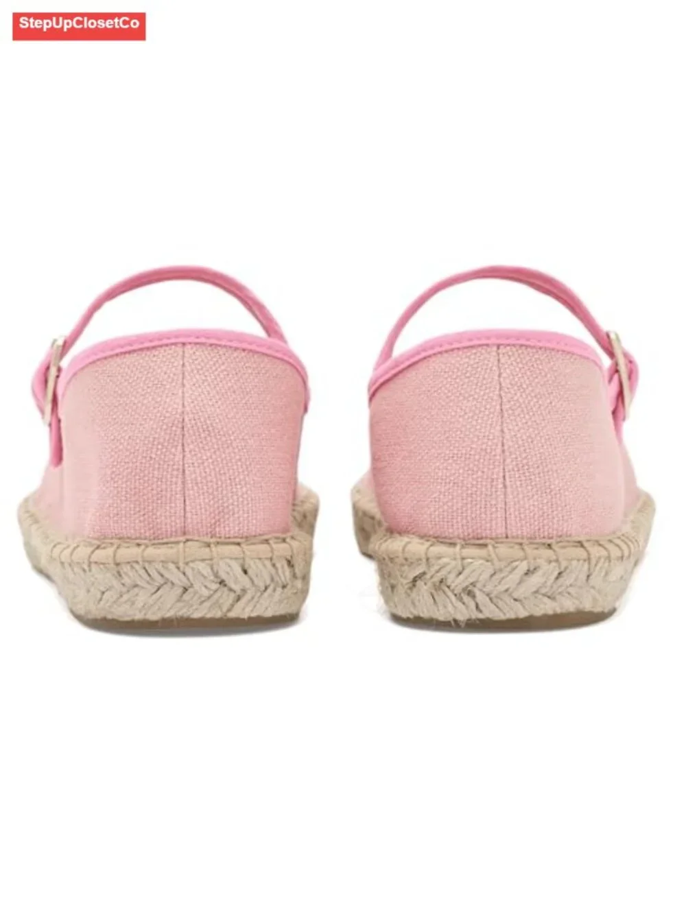 Soludos Mary Jane Espadrille Flat - Cotton Upper, Jute Sole - Women's Casual